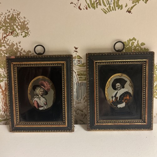 Antique mini portrait prints