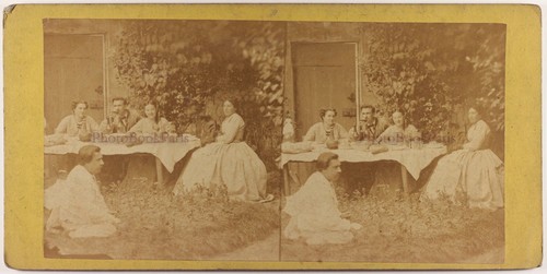Scène genre table - À,