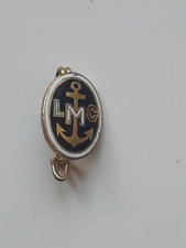 Insigne LMC Ligue Maritime Coloniale ARTHUS BERTRAND bijoutier 46 Rue De Rennes