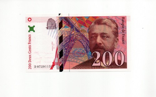 Billet 200 francs - billet, eiffel