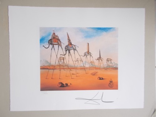 Lithographie salvador dali - lithographie,, "