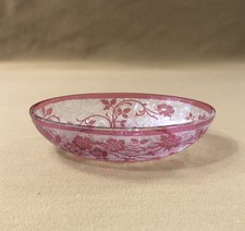 coupe / coupelle en cristal de BACCARAT modèle EGLANTIER décor gravé à l'acide