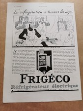 Publicité de 1931 FRIGECO