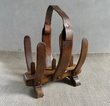 porte revue en bois massif, brutaliste, attribué à Guillerme et Chambron, an 60