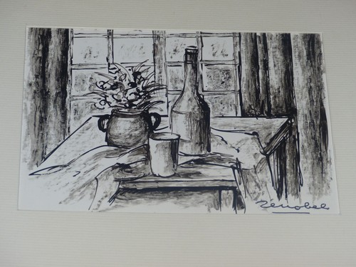 Dessin original signe - signe, pierre