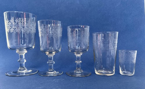 Partie service verres - service,