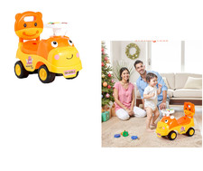 Porteur voiture enfants 19-36 mois musique klaxon rangement 22 kg max Jouet Jeu