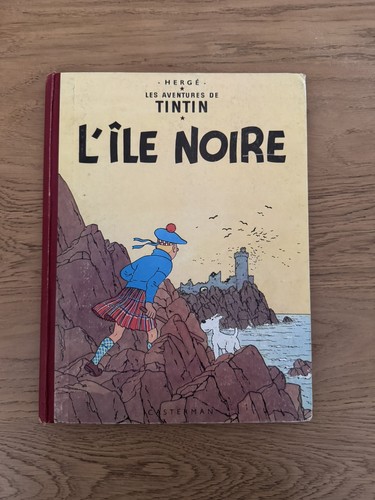 Tintin ile noire rare - l'ile,