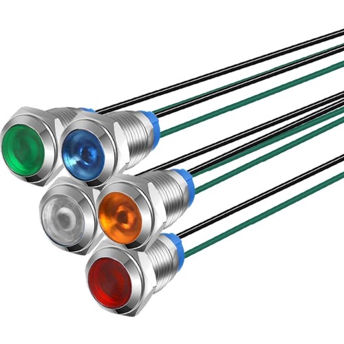 Voyant led 10mm rouge - voyant, orange