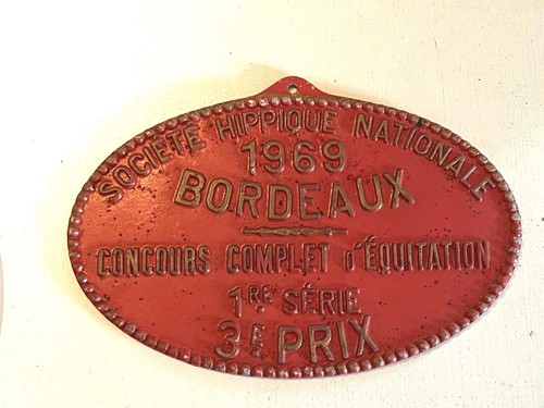 Chevaux plaque concours - chevaux,