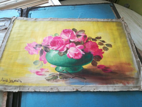 Peinture huile sur - , toile