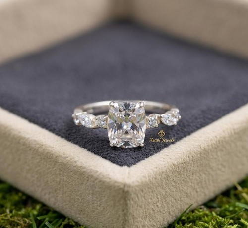 Bague morganite taillée - bague,