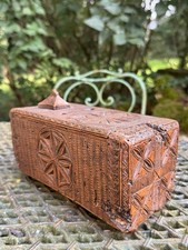 Coffret à Système & Art Populaire & Auvergnat & Auvergne & Bois