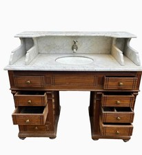 Deux Meubles de salle de bain avec vasque 1900