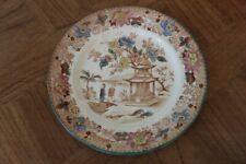 assiette a dessert CHOISY LE ROI HB TERRE DE FER decor chinois chine