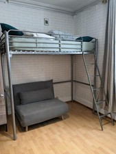 Lit mezzanine metal - metal, personne