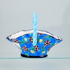 LONGWY  SUPERBES Émaux Panier