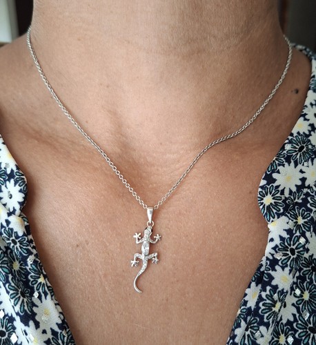 Collier chaîne pendentif - collier, en