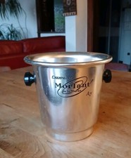 Seau à Champagne Publicitaire signé MORLANT de la Marne AY - CDC Savoie - Alu.