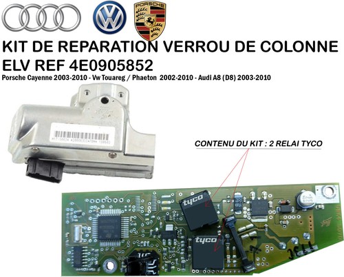 Kit reparation verrou - kit,