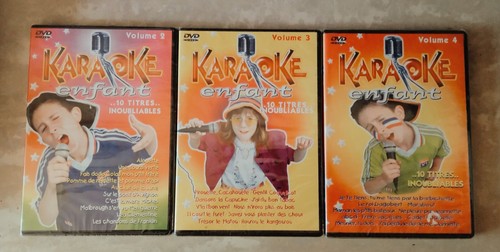 Lot dvd karaoké enfant - dvd,