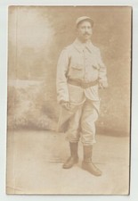 carte photo poilu en capote