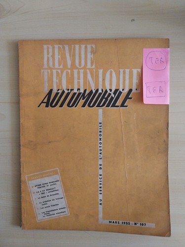 Revue technique panhard - technique,