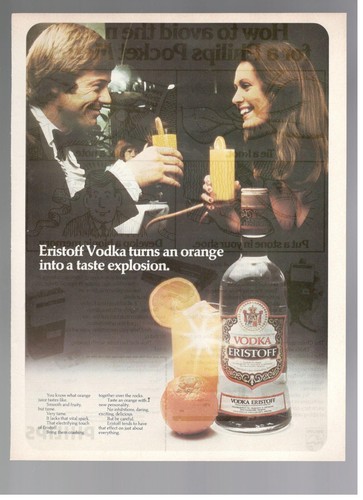 Vodka eristoff publicité - vodka, 1