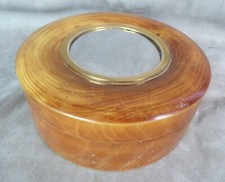 BELLE BOÎTE ancienne, avec miroir sur le couvercle. Art déco.