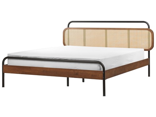 Lit double moderne - lit, rustique