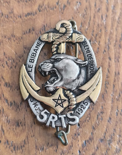 Insigne rts régiment - 5°, de