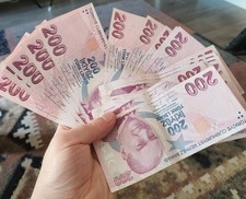 Billet 200 LIRASI TURQUIE authentic Bon État 
