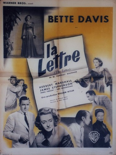Lettre affiche originale - "la, lettre"
