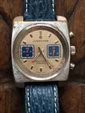ANCIENNE MONTRE HOMME JUNGHANS OLYMPIQUE MÉCANIQUE VALJOUX 7733 Chronographe