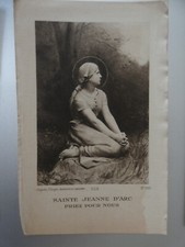 image pieuse sainte Jeanne