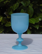 Verre à eau en opaline cristal XIXe s Haut. 16,5 cm  Baccarat?