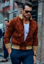 Veste Bomber En Suède De