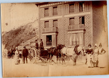 Attelage, chevaux, charrette