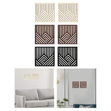 2 Pièces En Bois Mur Art