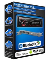 BMW 3 Série E46 Voiture Radio Pioneer MVH-S320BT Stéréo Bluetooth Kit USB Aux