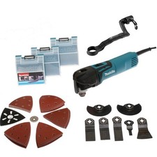 Découpeur Ponceur Multifonctions MAKITA 320W + Accessoires en Coffret MAK-PAC -