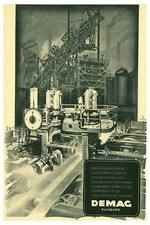 Publicité ancienne Demag Duisburg No 2 1941 issue de magazine