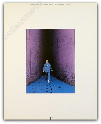 Affiche moebius tueur monde - moebius,