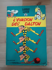 LUCKY LUKE n° 15 l'evasion des Dalton 1964 - Arriere JAUNE BD Bande Dessinée