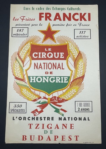 Affiche ancienne cirque