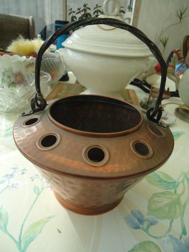 Chaudron pot cuivre - chaudron, en