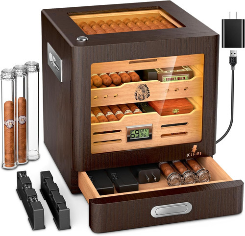 Cigar humidor cabinet with - humidor,