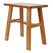 Chaise De Douche, Tabouret en Bois Banc De Douche en Bambou Portant Robuste R...