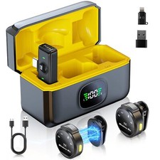 Micro Cravate sans Fil pour iPhone/iPad/PC/Android Lavalier sans Fil à Revers...