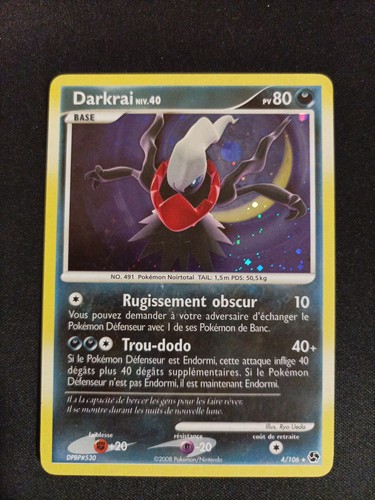 Carte pokémon darkrai - pokémon, 4/106